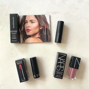 New 3x Lipstick Trio - NARS, bareMinerals, Sephora